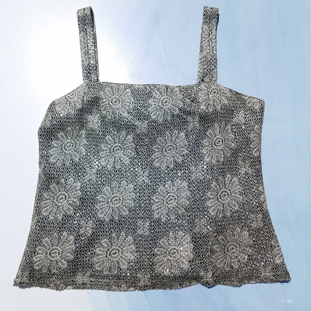 Silver Sunflower top